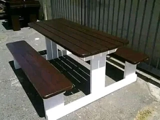 Picnic benches