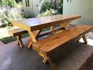 Indoor and outdoor benches