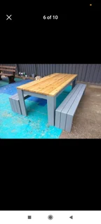 Indoor and outdoor benches