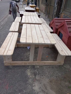Picnic benches