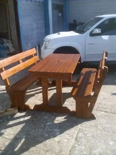 Picnic benches