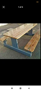 Picnic benches