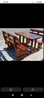 picnic benches