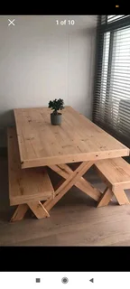 Indoor and outdoor benches