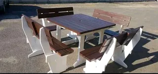 Picnic benches