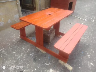 Picnic benches