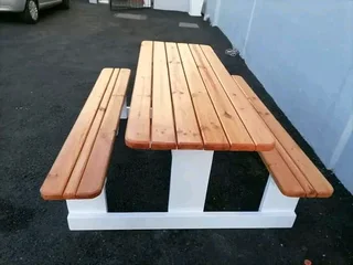 Picnic benches