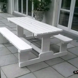 Picnic benches