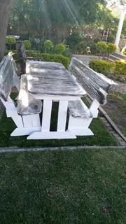Picnic benches