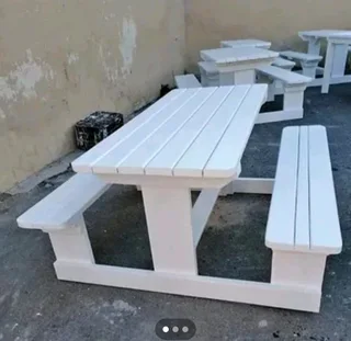 Picnic benches