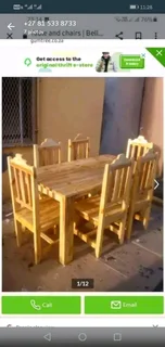 Table and chairs