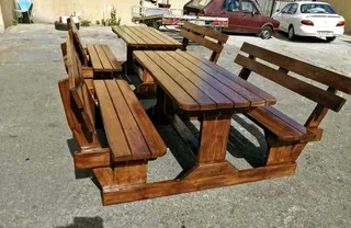 Picnic benches