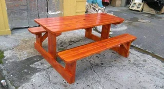 Picnic benches