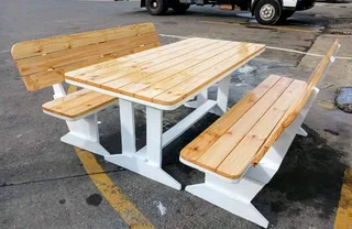 Picnic benches