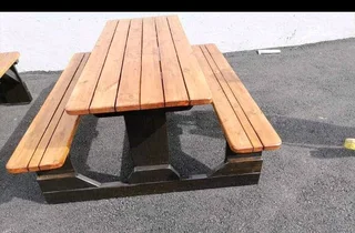 Picnic benches
