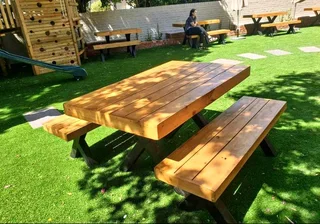 Indoor and outdoor benches