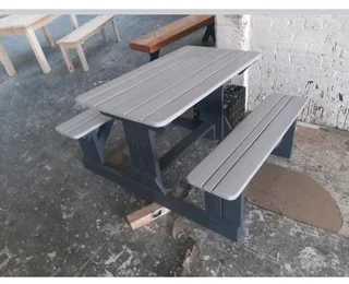 Picnic benches