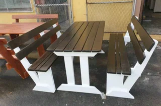 Picnic benches