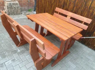 Picnic benches