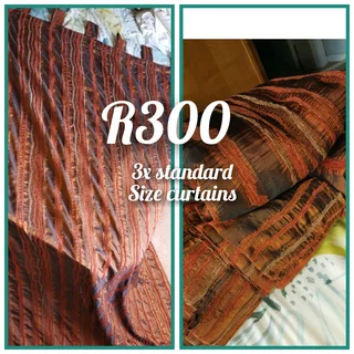 Beautiful rust orange curtains