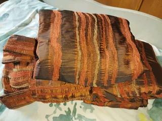 Beautiful rust orange curtains