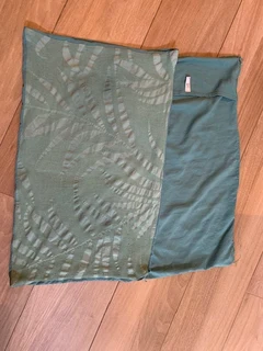 Duvet Cover Queen size with 2 cushion covers green