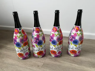 Decorative empty Floral Bottles (1.5l)