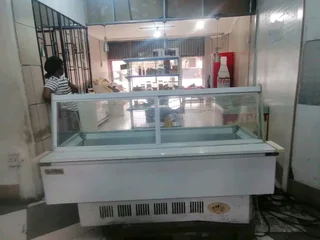 Global Curved Glass Meat Display Fridge