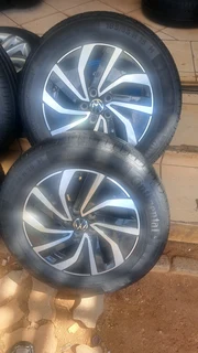 15-inch Polo mags and continental tires for sale. leave your whatsapp number interested