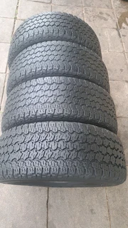 265/65R17 Good Year Wrangler All-Terrain tires for sale. leave your whatsapp number if interested.