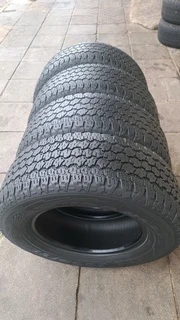 265/65R17 Good Year Wrangler All-Terrain tires for sale. leave your whatsapp number if interested.
