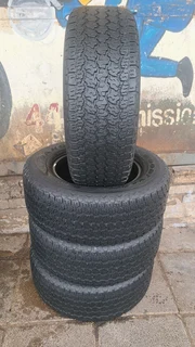 265/65R17 Good Year Wrangler All-Terrain tires for sale. leave your whatsapp number if interested.