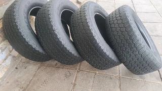 265/65R17 Good Year Wrangler All-Terrain tires for sale. leave your whatsapp number if interested.