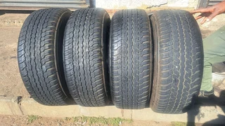 17 inch toyota mags with 265 65 r17, 95% thread left, dunlop grandtrek.