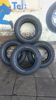 265/65R18 BFgoodrich tires. Leave your whatsapp number if interested.