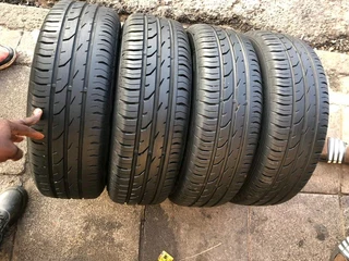 15 inch polo mags with 185 60 r15 continental tires. leave your whatsapp number if interested.