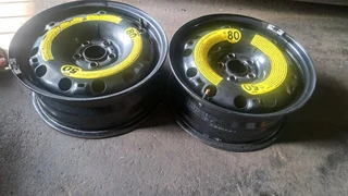 15 inch standard steel rims 4 Polo, 5x100 pcd. leave your whatsapp number if interested location.