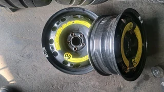 15 inch standard steel rims 4 Polo, 5x100 pcd. leave your whatsapp number if interested location.