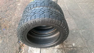 255/60R20 Good Year Wrangler tires.  leave your whatsapp number if interested.