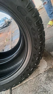 255/60R20 Good Year Wrangler tires.  leave your whatsapp number if interested.