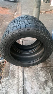 255/60R20 Good Year Wrangler tires.  leave your whatsapp number if interested.
