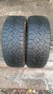 255/60R20 Good Year Wrangler tires.  leave your whatsapp number if interested.