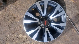 18 inche isuzu d max mags black &amp; silver available. leave your whatsapp number if interested.