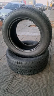 Two continental tires of size 285/50R18 for sale. leave your whatsapp number if interested.