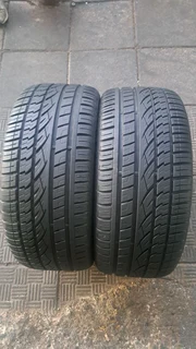Two continental tires of size 285/50R18 for sale. leave your whatsapp number if interested.