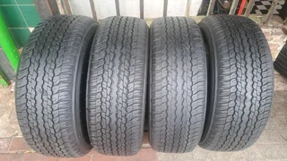 265/65R17 Dunlop Grandtrek All-Terrain tires for sale. leave your whatsapp number if interested.