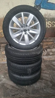 15-inch VW polo 6R TSI mags and tires. Leave your whatsapp number if interested.