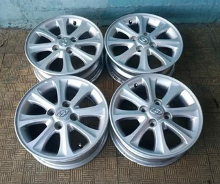 14 inch Hyundai i10 mag rims for sale. Leave your whatsapp number if interested.