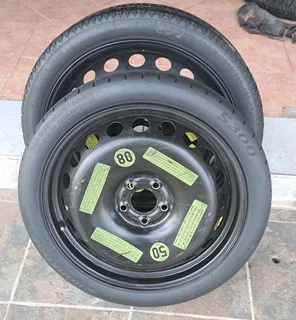 145/60R20, A7 and 125/70R19, A4 inche Audi spare wheel saver (biscuits tire). Leave your whatsapp #