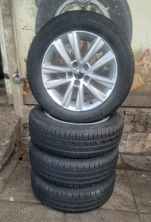  15-inch VW Polo mags with continental tires. Call/WhatsApp0️⃣7️⃣3️⃣3️⃣0️⃣7️⃣6️⃣1️⃣6️⃣5️⃣